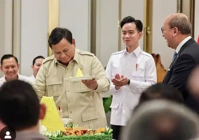Presiden RI, Prabowo Subianto meresmikan kantor Danantara
