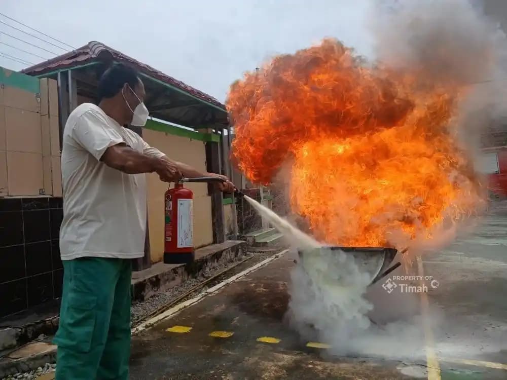 PT TIMAH Tbk Gelar Pelatihan Tanggap Bencana