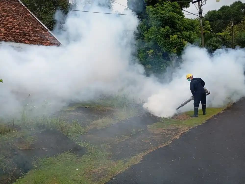 PT TIMAH Tbk Lakukan Fogging