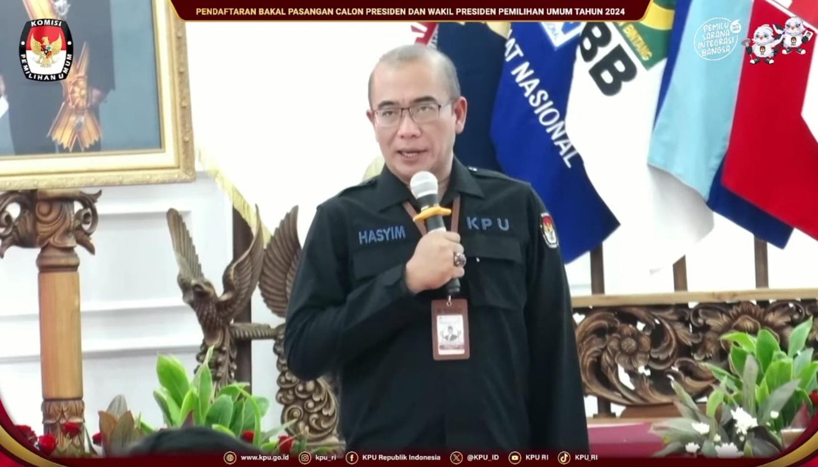 Prabowo-Gibran Daftar Hari Rabu, Ketua KPU RI: Hari Keramat!