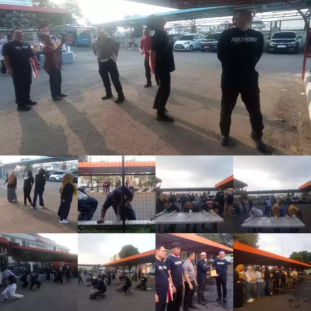 Sambut Hari Kemerdekaan, Tim Pembina Samsat Bandung Tengah Gelar Berbagai Perlombaan