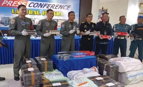 Satgas Pam TNI AL menggagalkan upaya penyelundupan rokok ilegal