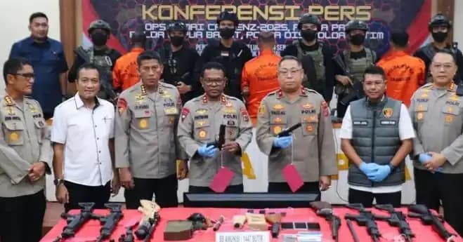 Satpam SMA di Sleman Suplai Senpi ke KKB Papua