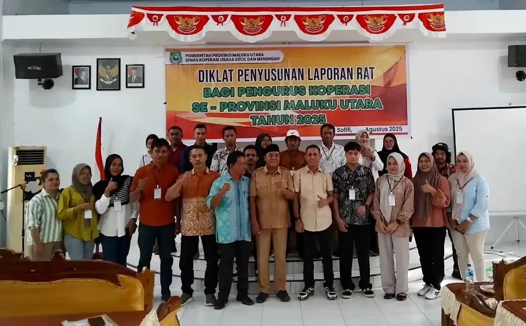 Sekretaris Dinas Koperasi dan UMKM Malut, Hasanudin Robo