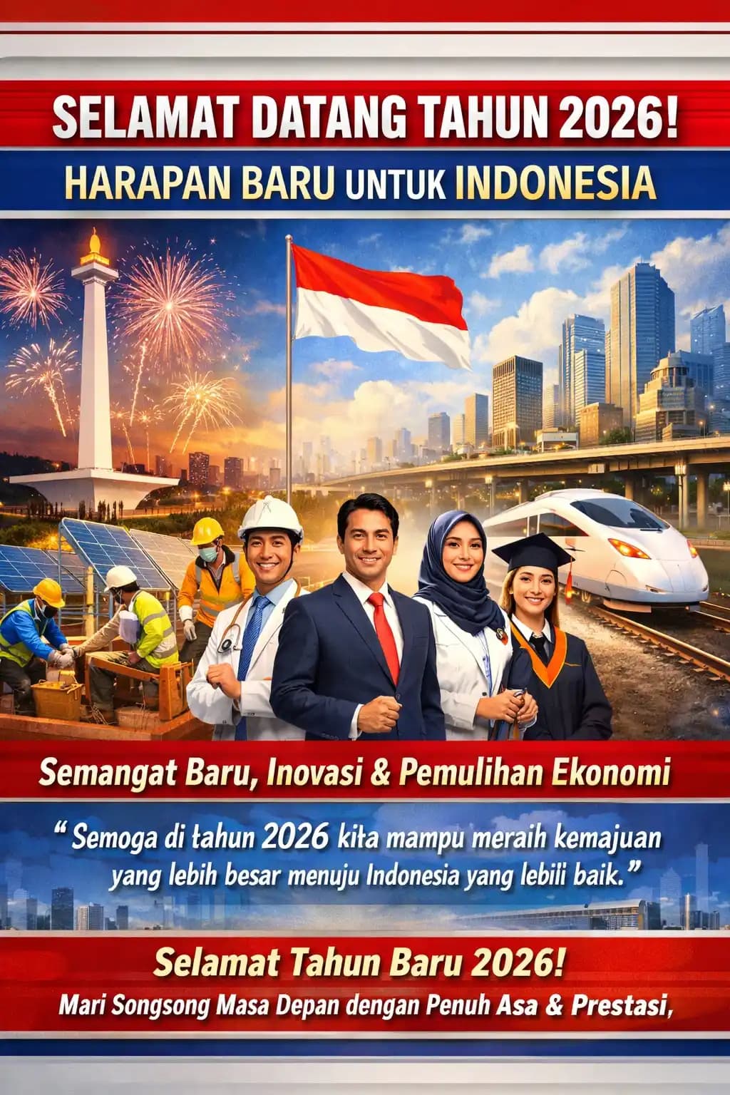 Selamat Datang Tahun 2026 Indonesia Siap Melangkah Lebih Maju