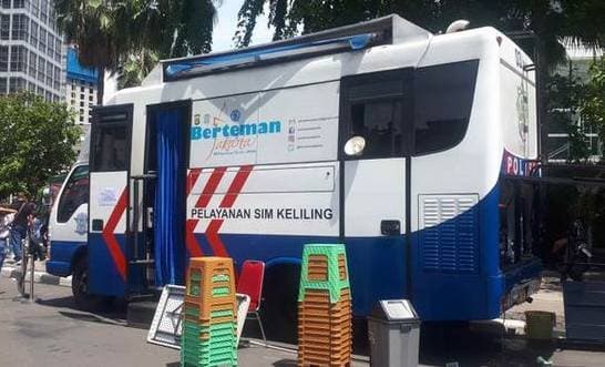 Hari Jumat, Layanan SIM Keliling Tersedia di 5 Lokasi Jakarta