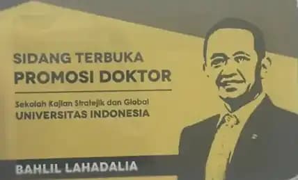 Skandal Disertasi Bahlil, Pakar Desak Kawan-kawan Sekelasnya Turut Diperiksa