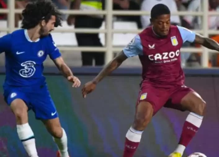 Striker Aston Villa striker Leon Bailey