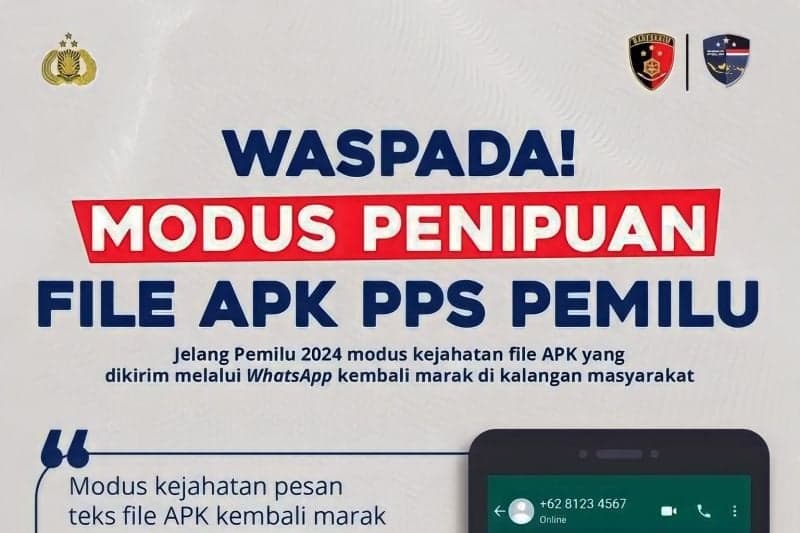 Waspada! Penipuan Pakai Aplikasi PPS Pemilu 2024