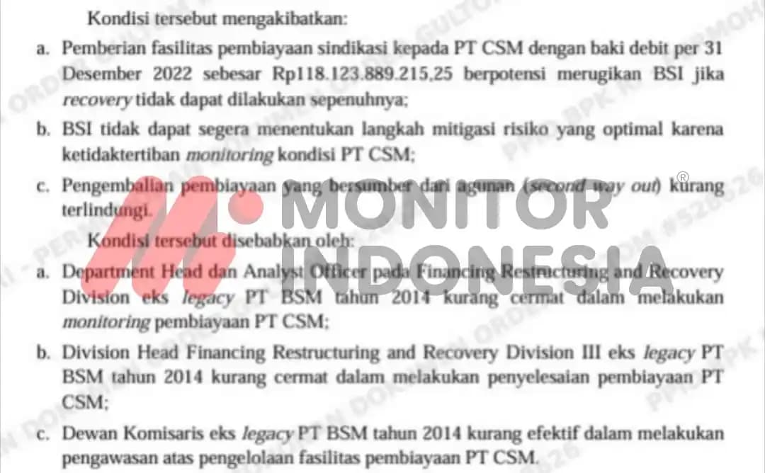 Temuan BPK BSI 5