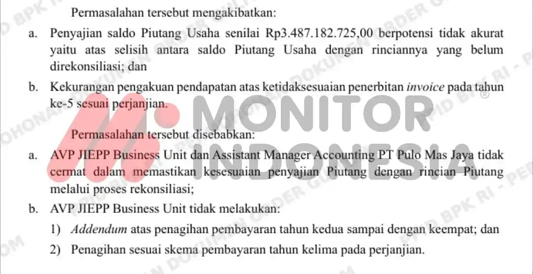 Temuan BPK Jakpro 6