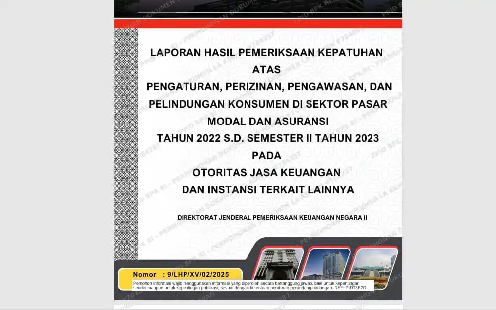 Temuan BPK OJK