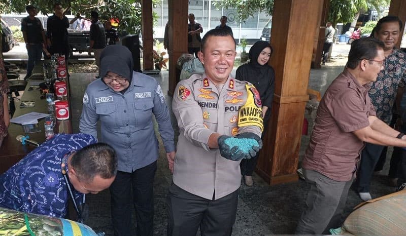 Polresta Banyumas Ungkap Kasus Peredaran Pupuk NPK Palsu