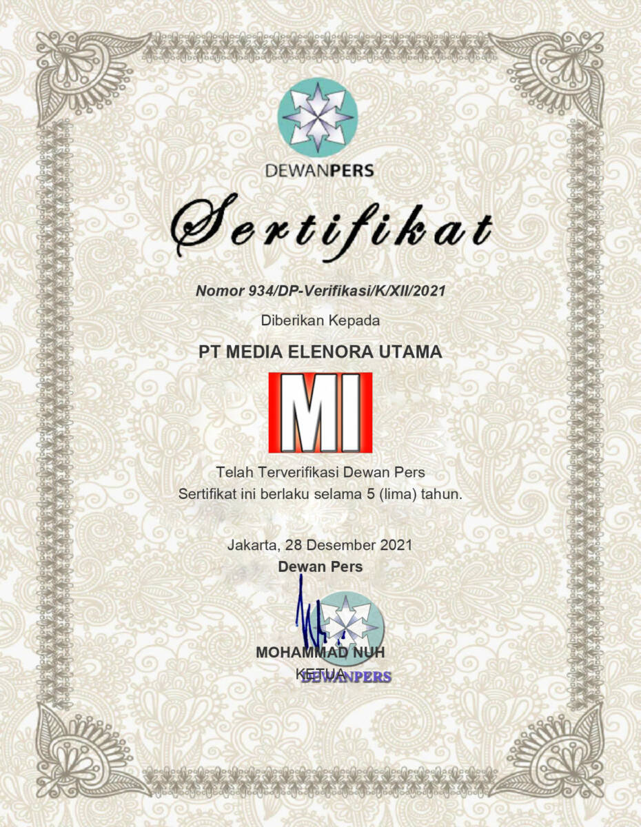 sertifikat dewan pers