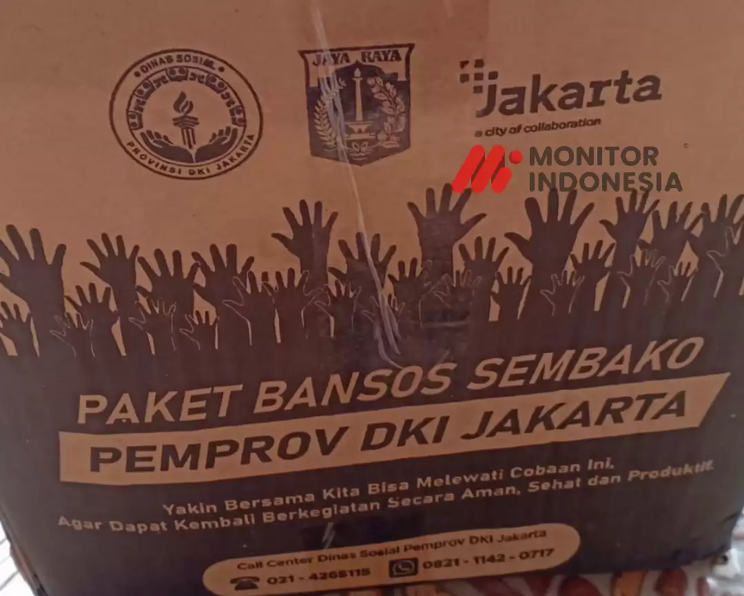 Kardus Paket Bansos DKI Jakarta (Foto: Dok MI)