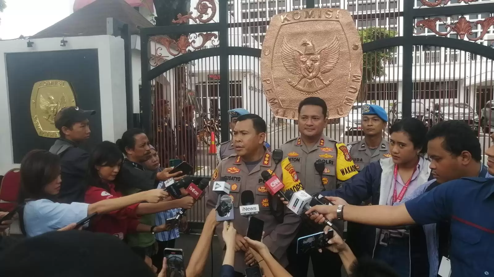 Polri Turunkan 1.728 Personel untuk Amankan Demo di KPU dan Bawaslu Hari Ini