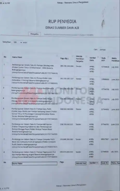 10 Pompa Pemprov DKI Terbakar Jelang Tender Proyek Pompa Rp2,5 Triliun
