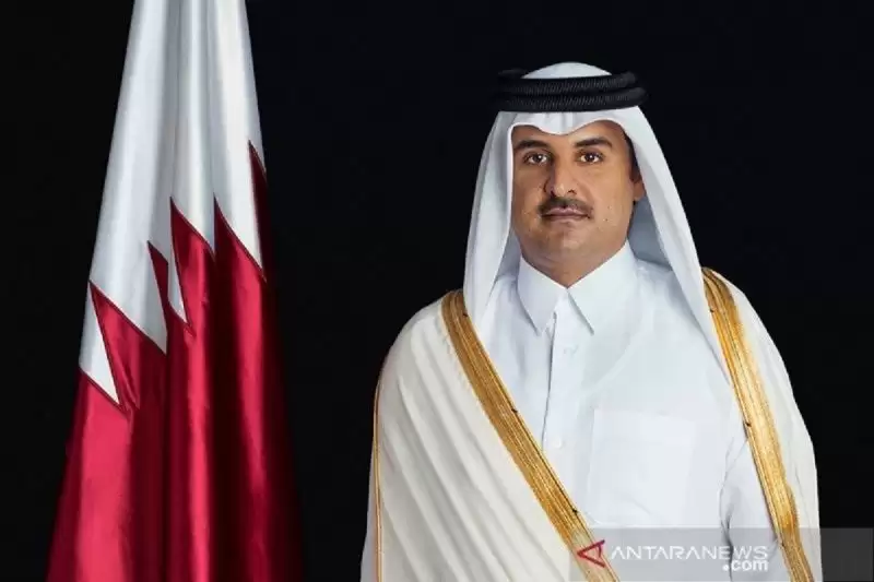 Emir Qatar Sheikh Tamim bin Hamad Al Thani (Foto: ANTARA/HO-KBRI DOHA)