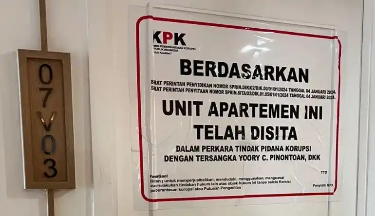 2 Unit Apartemen dan 2 Bidang Tahan senilai Rp 22 M Milik Eks Bos Totalindo Disita KPK Unit apartemen dan bidang tanah milik tersangka kasus pengadaan tanah di Rorotan, Jakarta Utara kini telah disita KPK, Sabtu (8/2/2025)