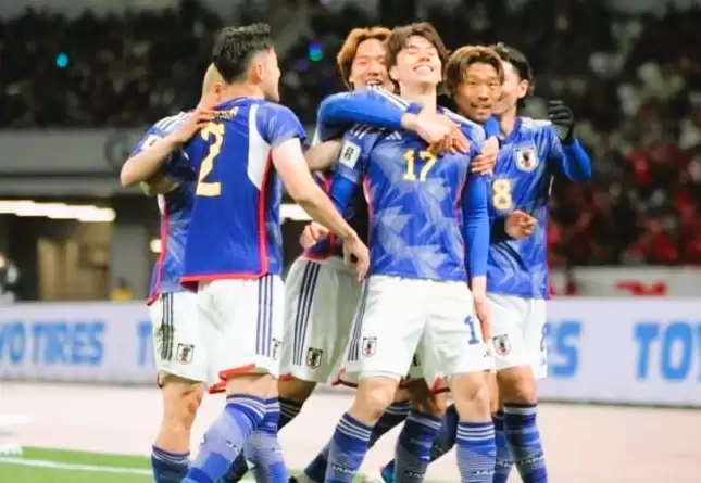 Jepang menang tipis 1-0 saat jamu Korea Utara dalam pertandingan Kualifikasi Piala Dunia 2026 di Japan National Stadium pada Kamis (21/3/2024). (Foto: ANTARA)