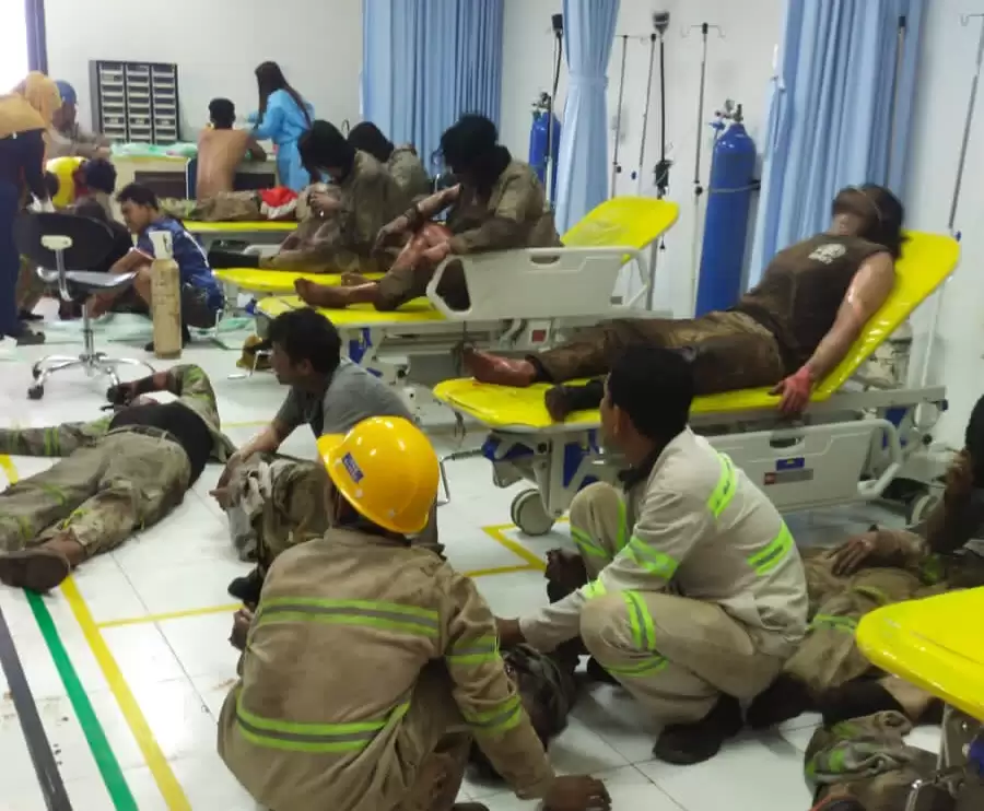 Pekerja Nekat Lompat dari Ketinggian Demi Selamatkan Diri dari Ledakan Tungku Smelter PT ITSS Morowali