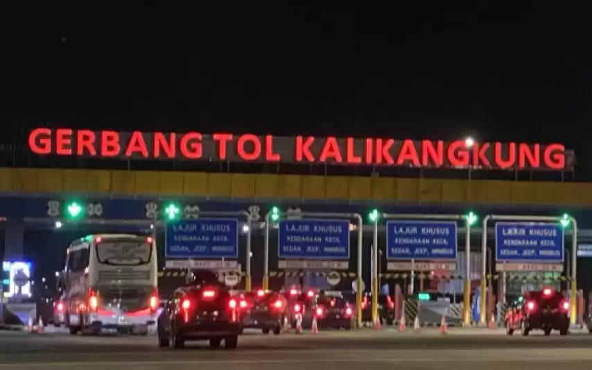 Gerbang Tol Kalikangkung (Foto: MI/An)