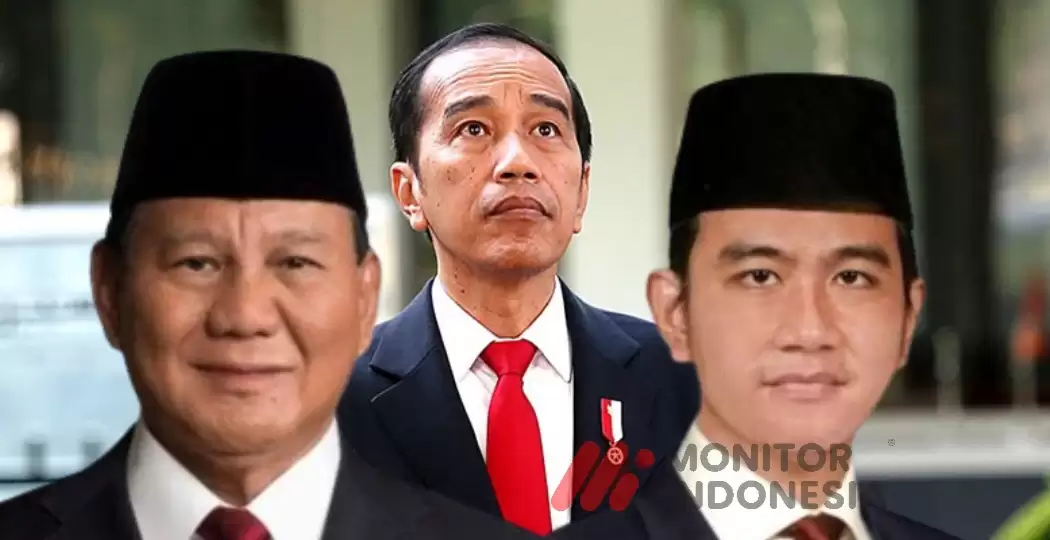 Prabowo Subianto, Joko Widodo dan Gibran Rakabuming Raka (Foto: Kolase MI/Net/Ist)