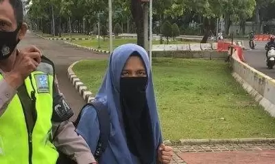 Siti Elina alias Lina binti Nur Halim dihukum empat tahun penjara (Foto: Dok MI)