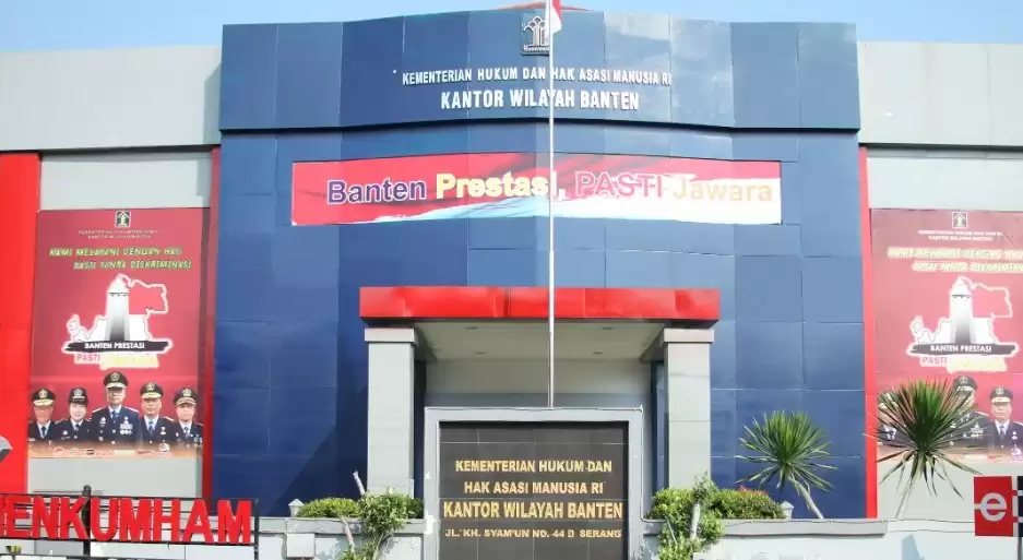 Kanwil Kemenkumham Banten (Foto: Istimewa)