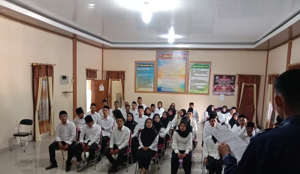 PPS Suka Mulya Lampung Lantik 42 Petugas KPSS Lubuk Kuyung