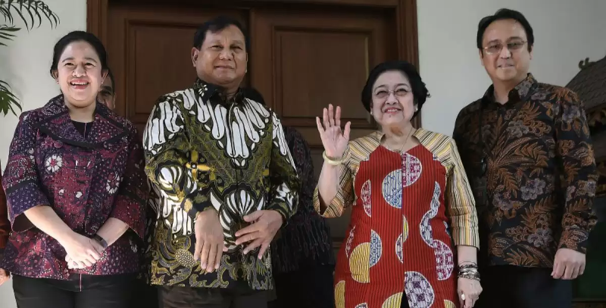 Prabowo Subianto bertemu dengan Megawati Soekarnoputri (Foto: MI/An)