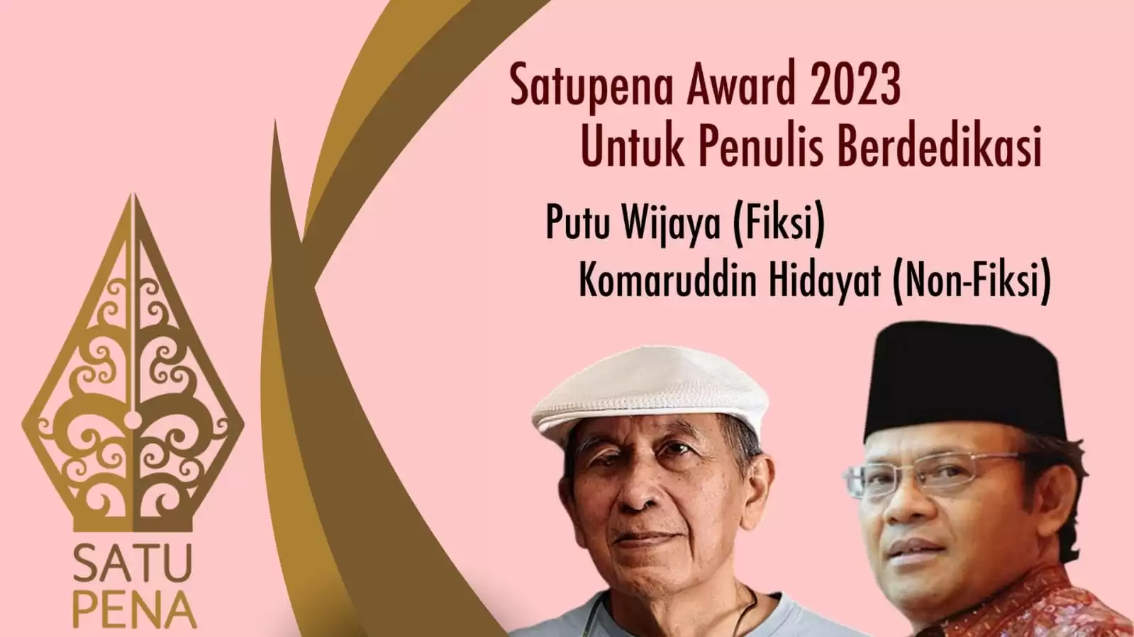 Satupena Award 2023 untuk Penulis berdikasi (Foto: Ist)
