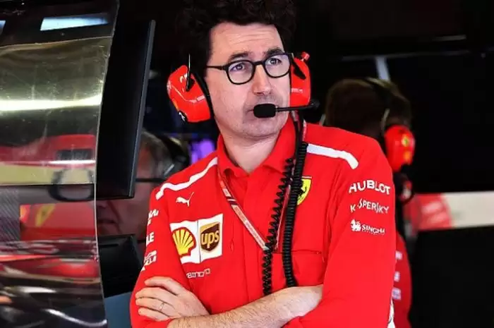 Kepala tim Ferrari, Mattia Binotto (Foto: Autosport)