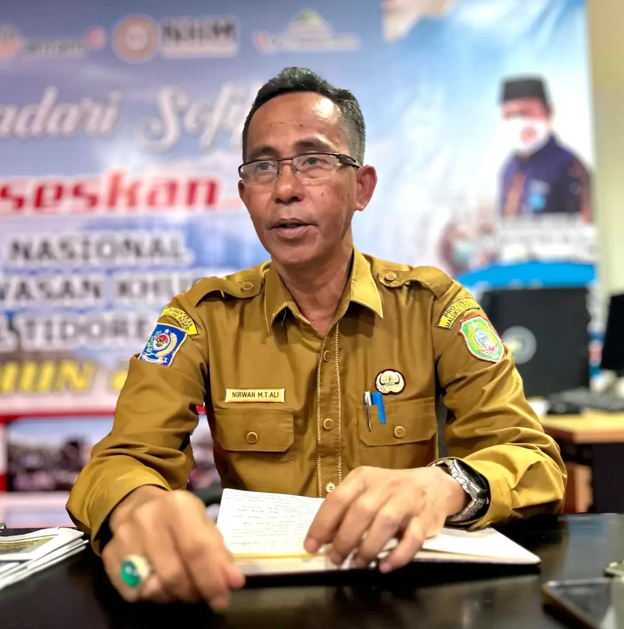 Kepala Inspektorat Maluku Utara Nirwan MT. Ali (Foto: MI/RD)