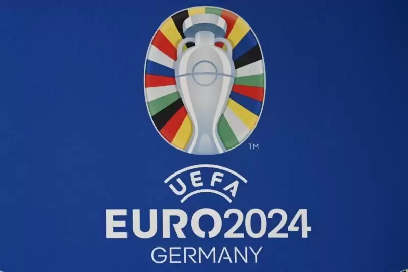 Logo kejuaraan sepak bola Euro 2024 [Foto: AFP]
