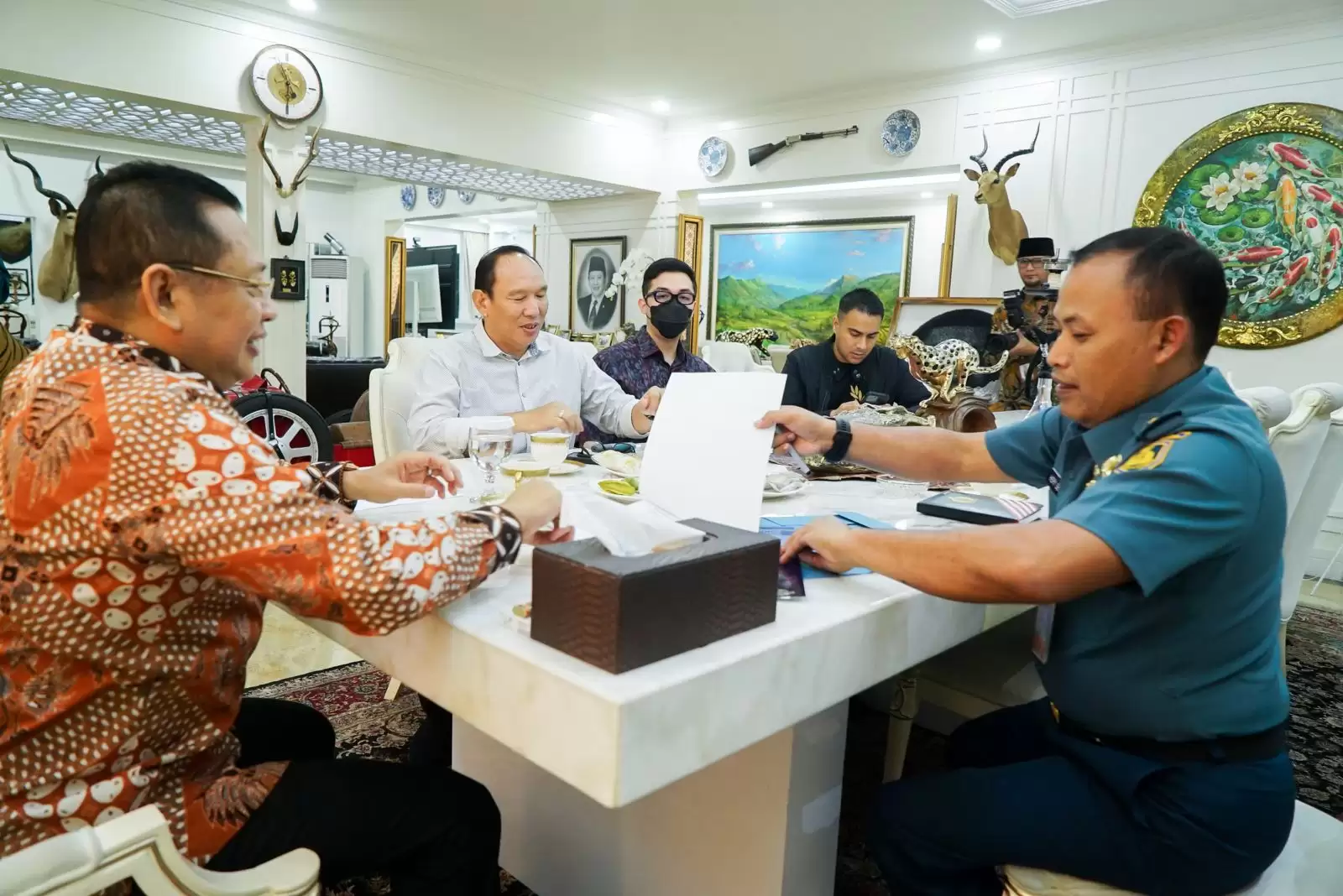 Ketua MPR RI Bambang Soesatyo mendorong TNI AL sebagai garda terdepan tetahanan dan keamanan Maritim Indonesia (Foto: Istimewa)