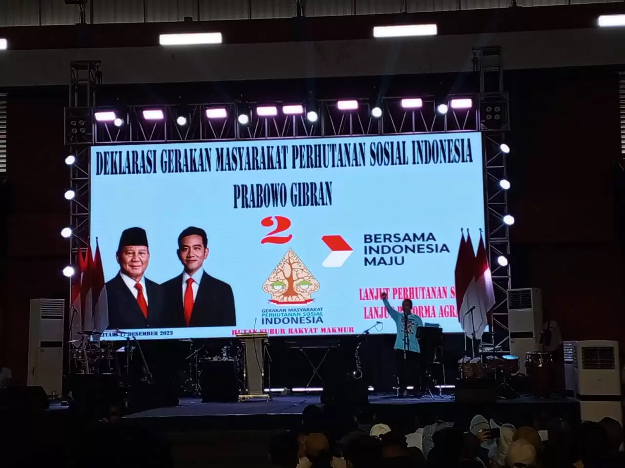 Deklarasi Gerakan Masyarakat Perhutanan Sosial Indonesia (Gema PS Indonesia) dukung Prabowo-Gibran (Foto: MI/JK)