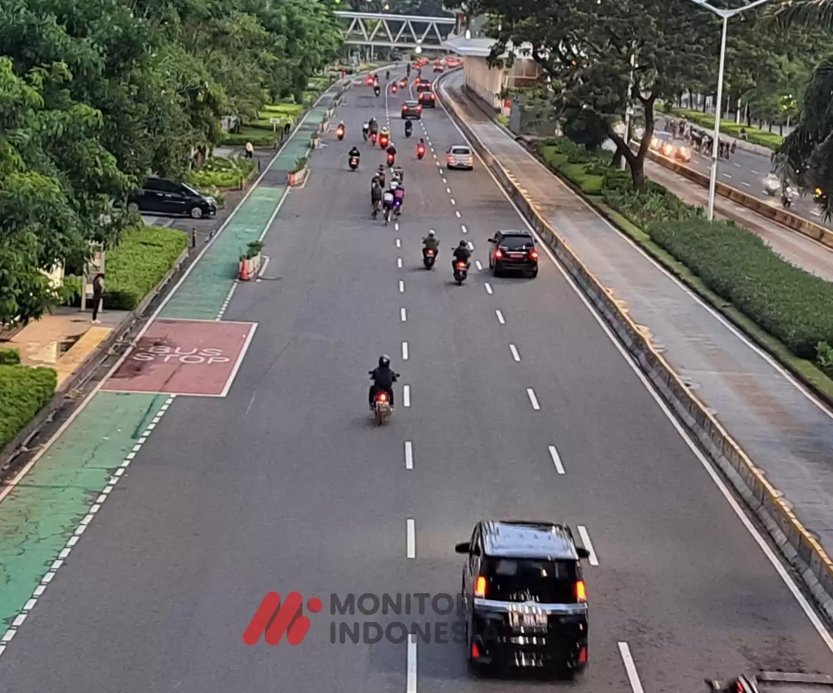 Jalan Jenderal Sudirman - Thamrin Jakarta (Foto: MI/Aswan)