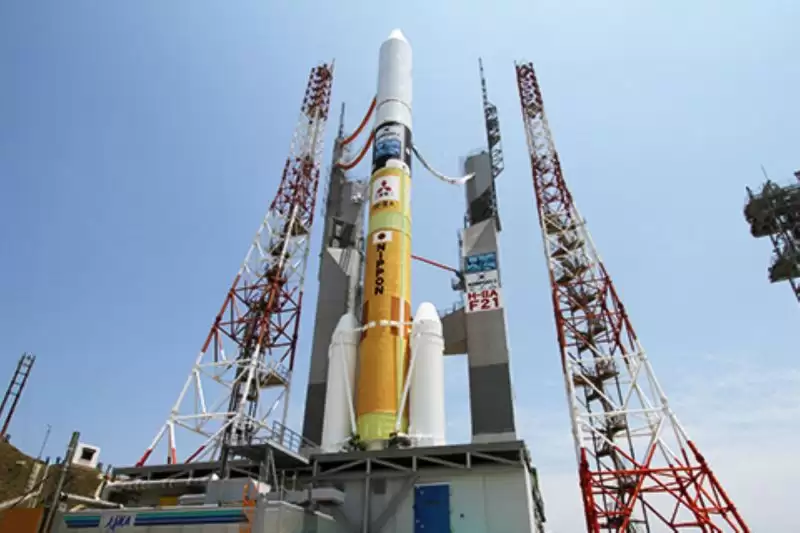 Roket pendorong H-IIA No. 40 Badan Eksplorasi Ruang Angkasa Jepang (JAXA). (Foto: Antara)