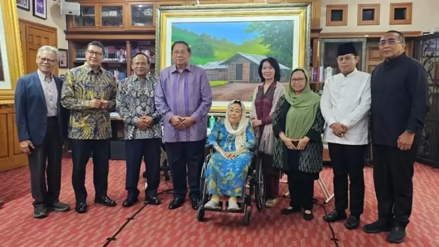 Gerakan Nurani Bangsa (GNB) saat bertemu Susilo Bambang Yudhoyono, Ahad (14/1/2024) di Cikeas, Kabupaten Bogor, Jawa Barat. (Foto: Istimewa)