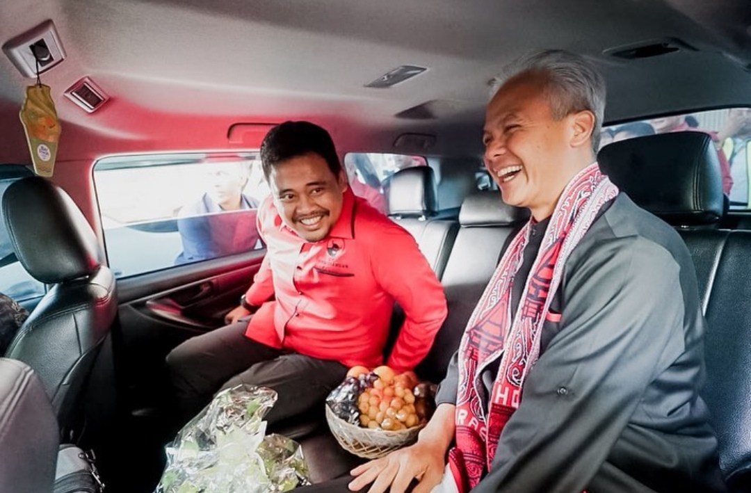 Walikota Medan, Bobby Nasution bersama Ganjar Pranowo (Foto: Ist)