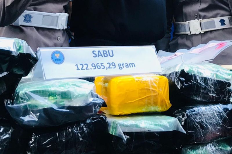 Ilustrasi - Badan Narkotika Nasional Provinsi Bali mengamankan sejumlah barang bukti narkotika sabu di Denpasar, Bali, beberapa waktu lalu. (Foto: ANTARA)