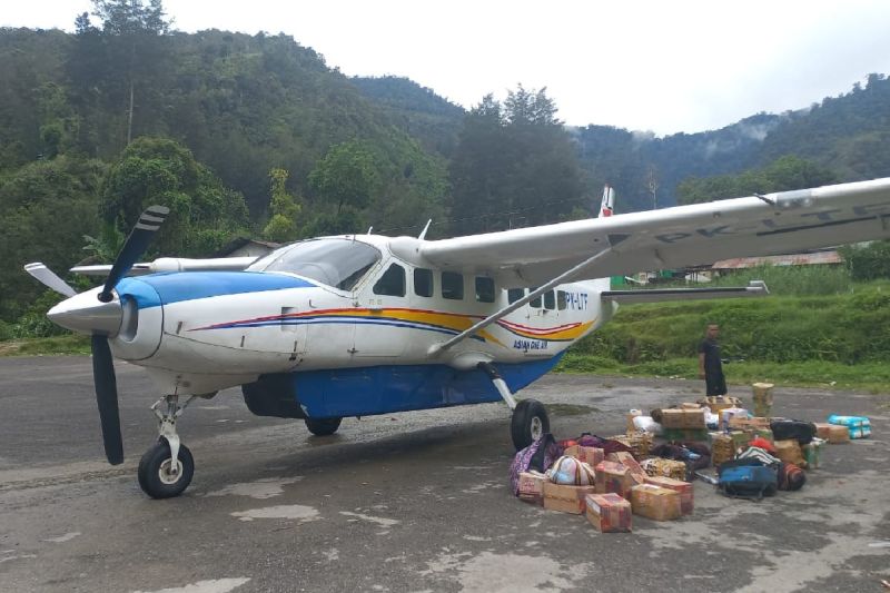 KKB Tembak Pesawat Asean Air saat Mendarat di Beoga