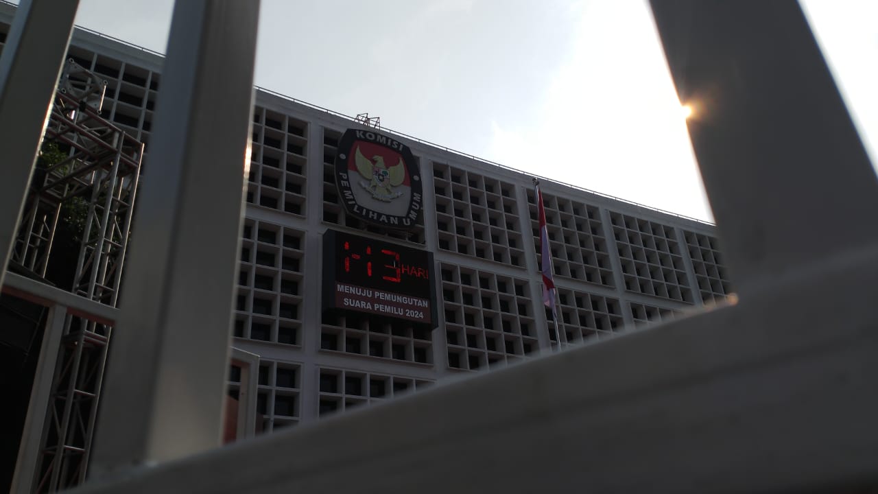 Gedung KPU RI. (Foto: Akbar Budi Prasetia/MI)