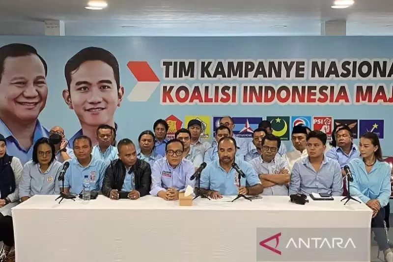 Tim Golf (Relawan) Tim Kampanye Nasional (TKN) Prabowo Subianto-Gibran Rakabuming Raka (Foto: ANTARA)