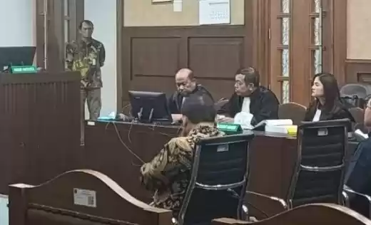 Sidang pembacaan putusan Majelis Hakim terhadap kasus pengondisian pemeriksaan proyek BTS 4G BAKTI Kominfo di Pengadilan Tindak Pidana Korupsi (Tipikor) Jakarta, Kamis (20/6/2024) (Foto: MI/Aswan)