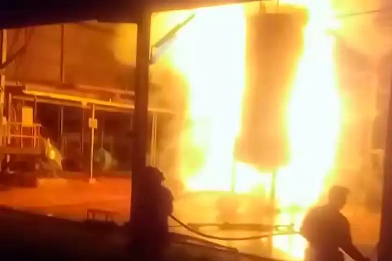Pabrik Minyak Sawit di Aceh Tamiang Terbakar