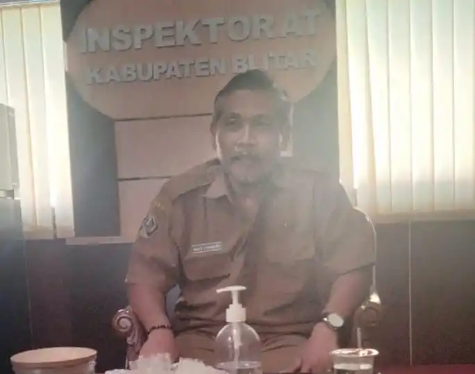 Agus Cunanto, Kepala Inspektorat Kabupaten Blitar (Foto: Dok MI/Joko Prasetyo)