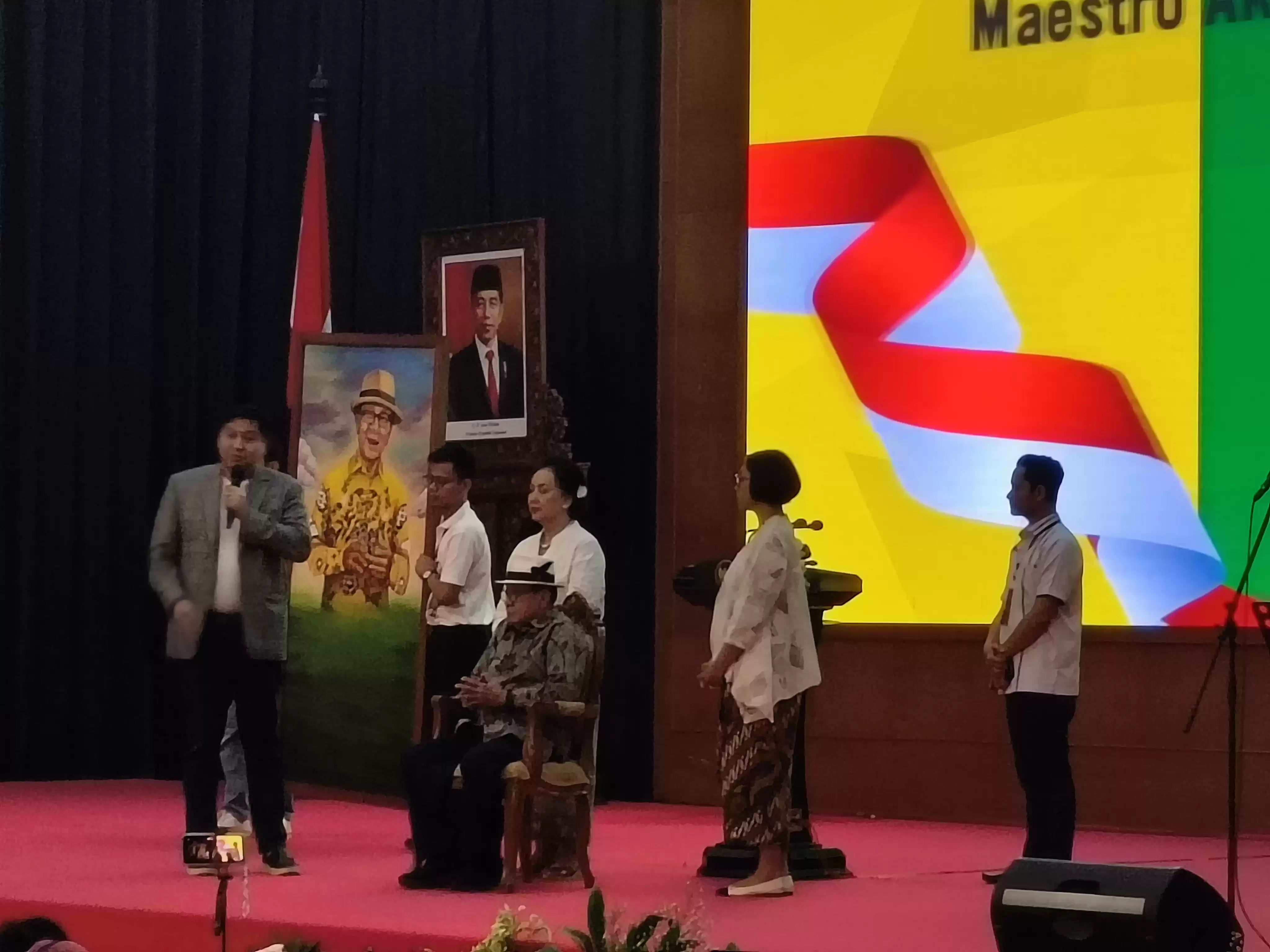 Politisi Partai Gerindra, Maruarar Sirait pada kegiatan Forum Aktivis Nasional (FAN) yang telah menggelar acara "Tribute to Akbar Tandjung" di Gedung Nusantara IV, Kompleks Parlemen, Senayan, Jakarta (Foto: Ist)