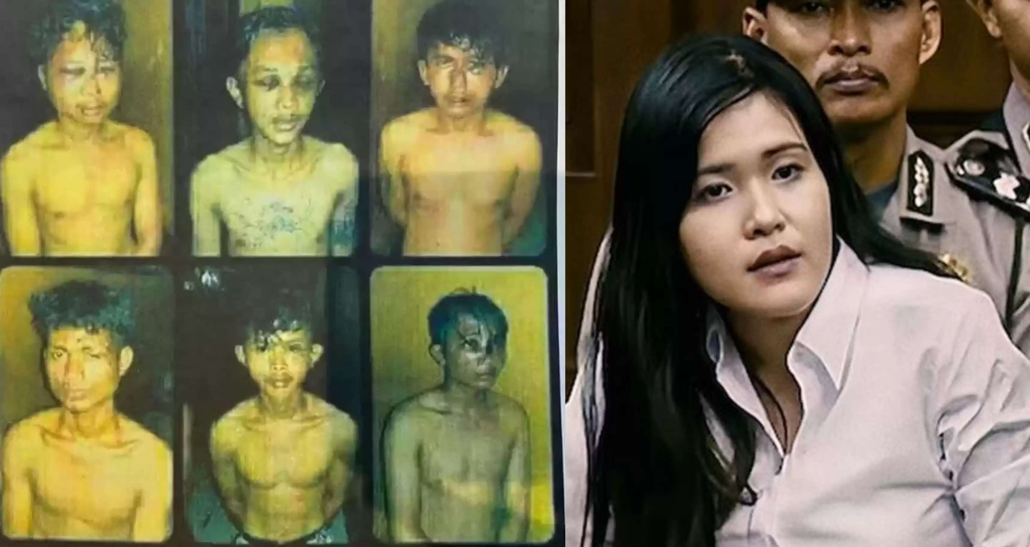Terpidana kasus pembunuhan Vina Cirebon (kiri) dan Jessica Kumala Wongso (kanan) (Foto: Kolase MI)